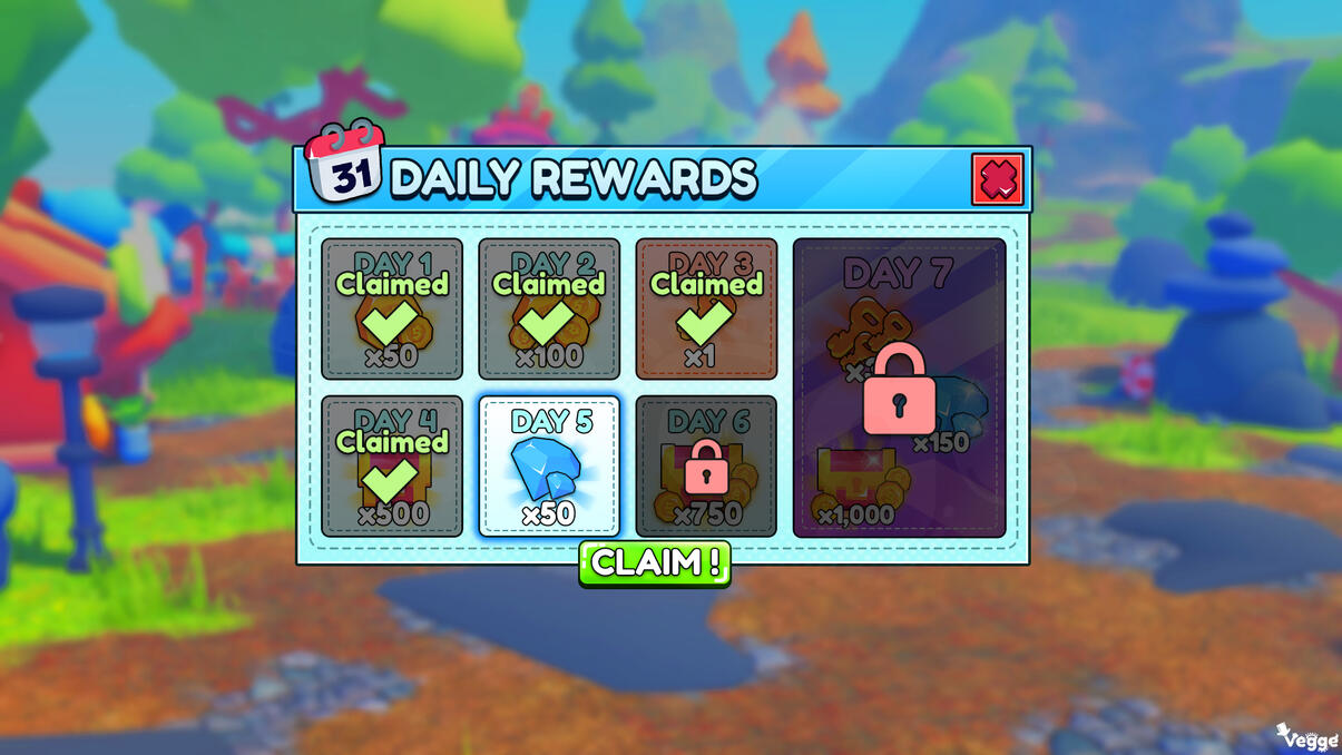 Cartoony Daily Rewards Cartoony Daily Rewards