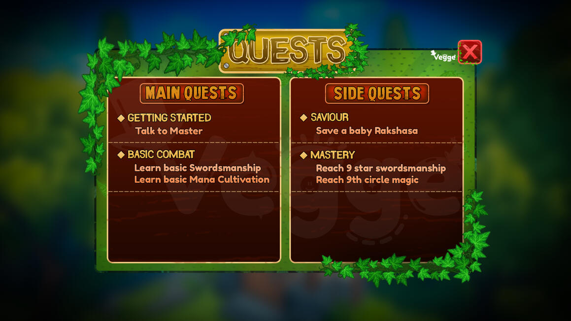 Forest Themed - Quests Forest Themed - Quests