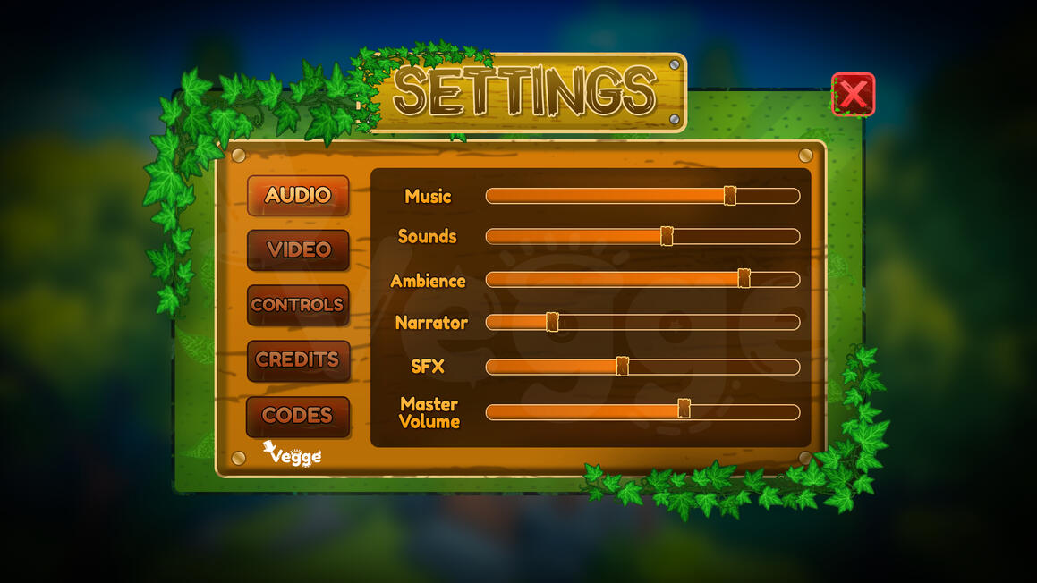 Forest Themed - Settings Forest Themed - Settings